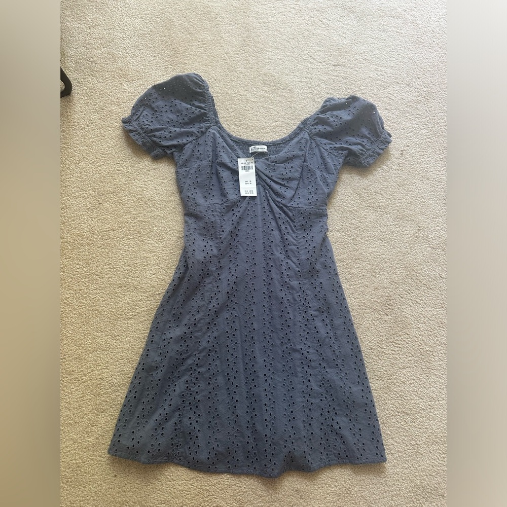 Hollister Eyelet Smocked Dress